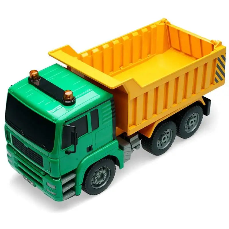 DOUBLE E R/C DUMP TRUCK1/20 SCALE NO:E520-003 (ORG&GREEN)