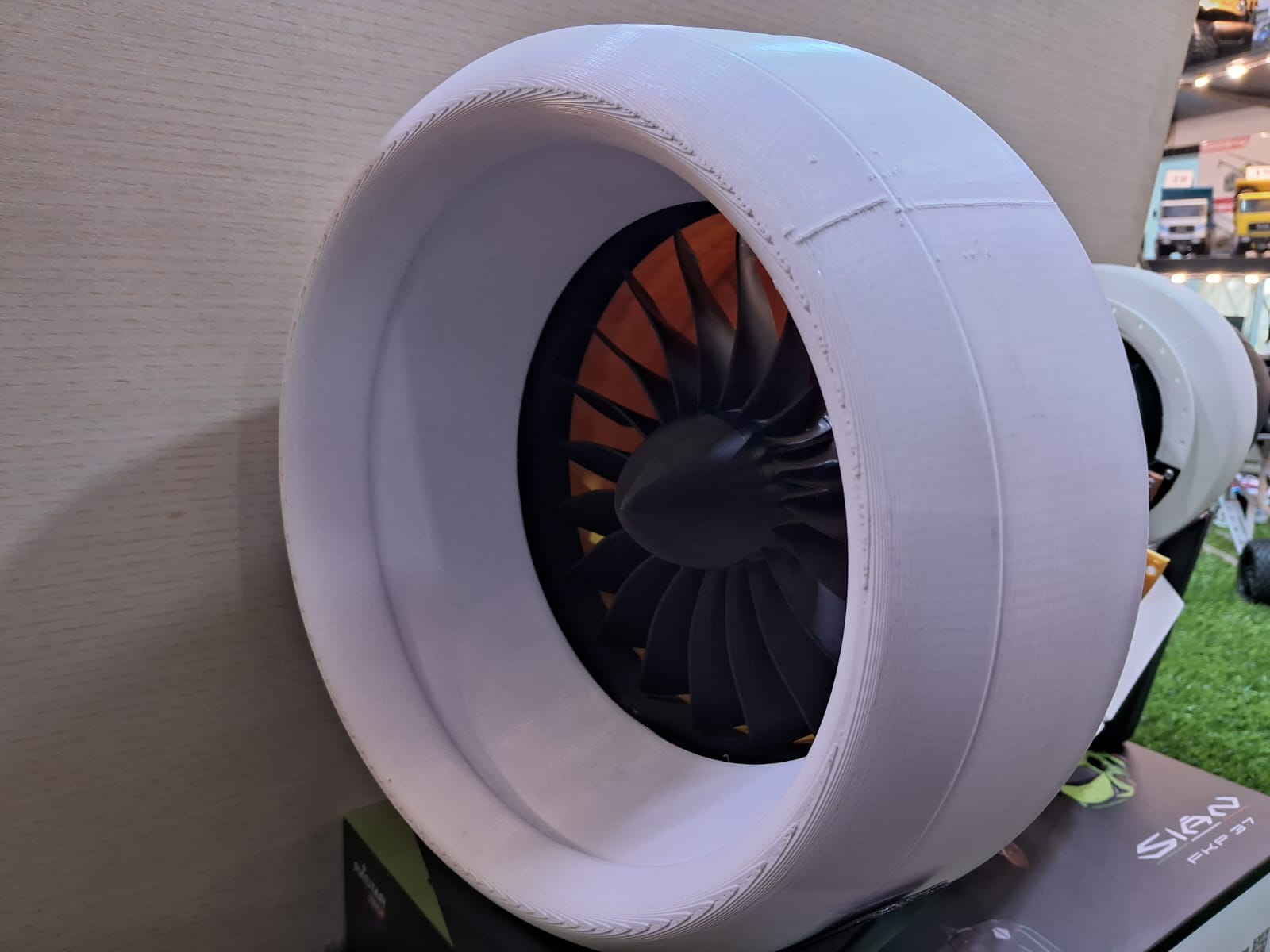 3D PRINTED AIRBUS A320 STRIPPED ENGINE(27" L * 12" DIA)