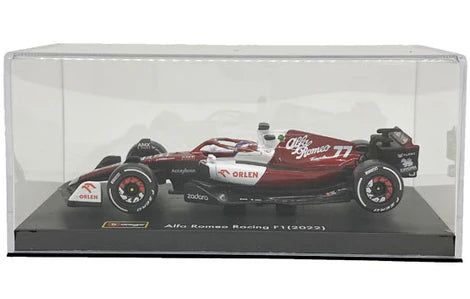 BBURAGO F1- ALFA ROMEO - F1 C42 TEAM ORLEN RACING N 77 BAHRAIN GP 2022 VALTTERI BOTTAS 1/43 18-38068B DIE CAST MODEL