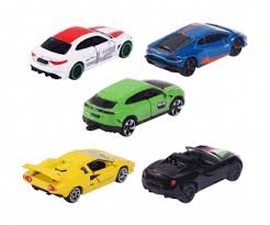 MAJORETTE  DREAM CARS ITALY 5PC SET 7.5CM DIECAST MODEL