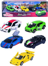 MAJORETTE  DREAM CARS ITALY 5PC SET 7.5CM DIECAST MODEL