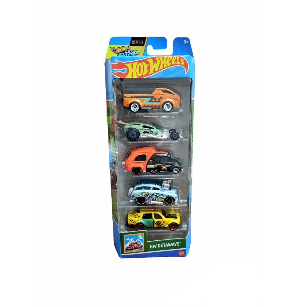 HOT WHEEL -1806 - PACK OF 5 CARS- DIECAST