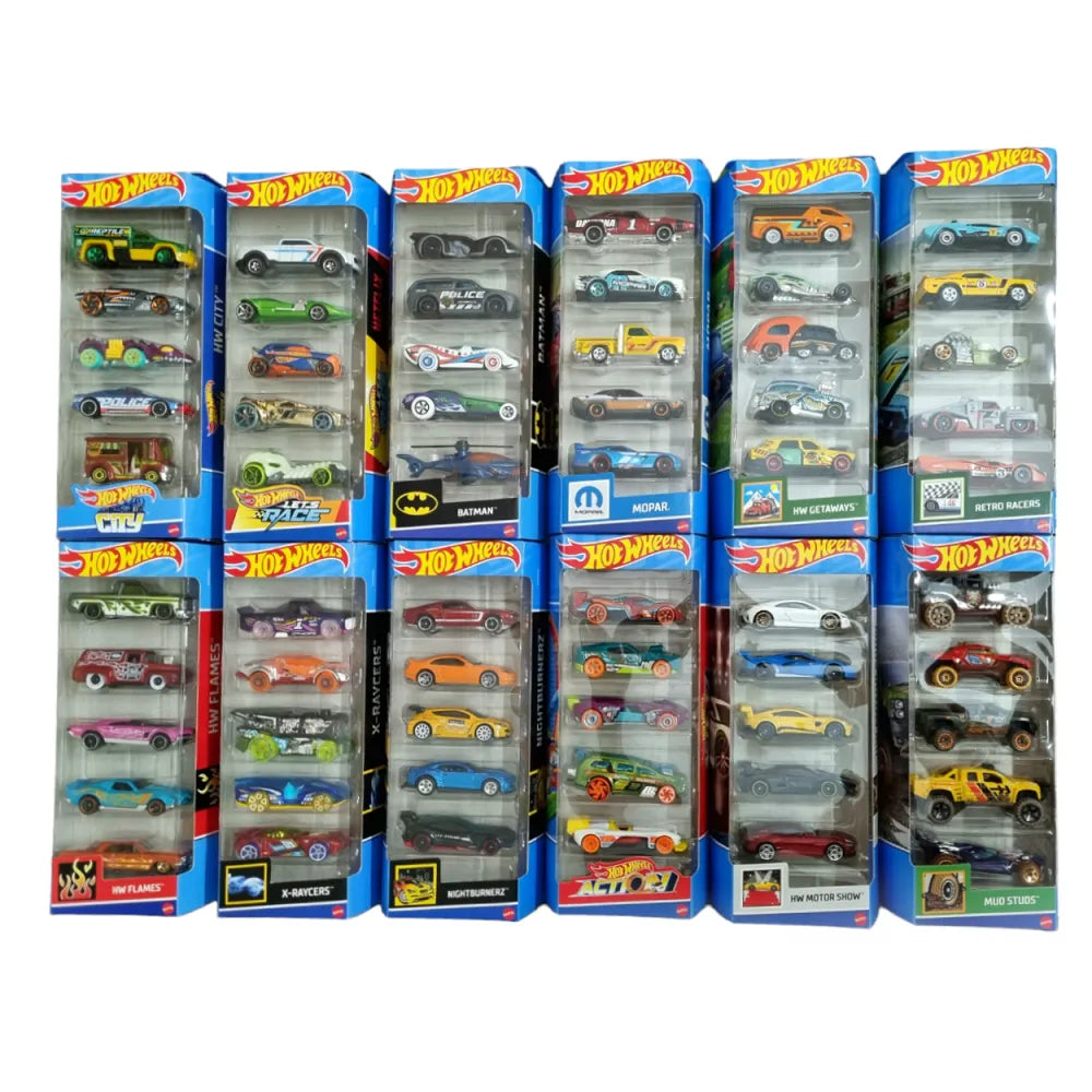 HOT WHEEL -1806 - PACK OF 5 CARS- DIECAST