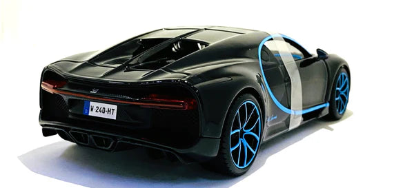 MAISTO BUGATTI CHIRON 1/24 BLUE BLACK DIECAST MODEL