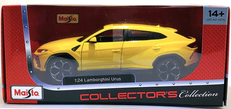 MAISTO LAMBORGHINI URUS 1/24 YELLOW  DIE CAST MODEL