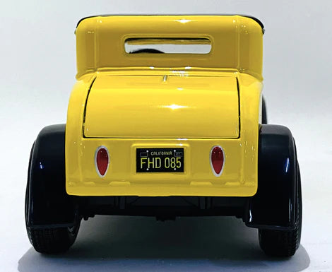 MAISTO 1929 FORD MODEL A YELLOW 1/24 DIE CAST MODEL