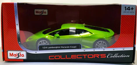 MAISTO LAMBORGHINI HURACAN LP 610-4 1/24 GREEN DIE CAST MODEL