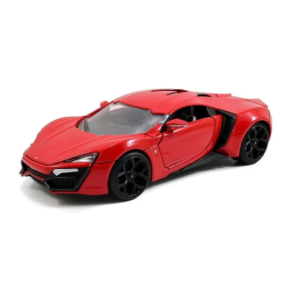 JADA LYKAN HYPERS SPORT RED  DIECAST CAR MODEL