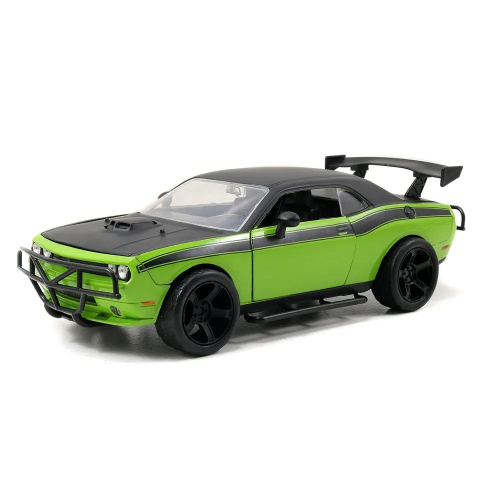 JADA LETTY's DODGE CHALLENGER GREEN  DIECAST CAR MODEL