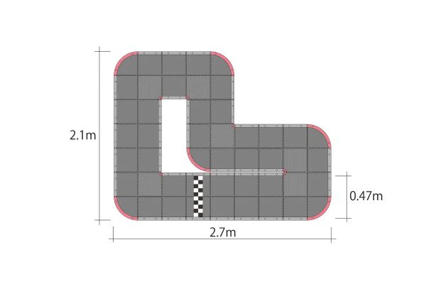 KYOSHO MINI-Z GRAND PRIX CIRCUIT 30 URETHANE (48PCS - 30X30) CAR TRACK