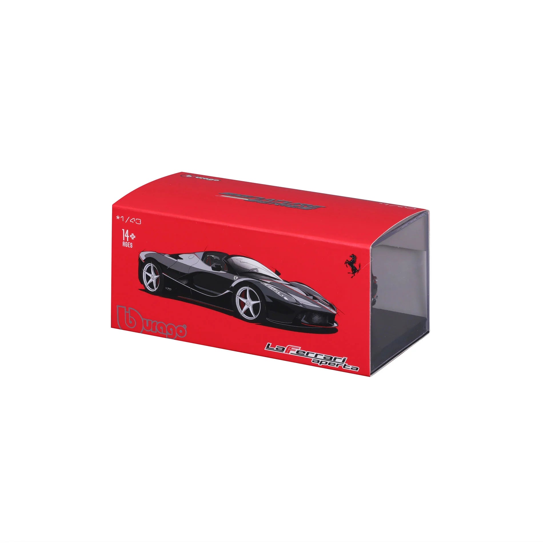 18-36907 BK - Bburago - 1:43 - Ferrari Signature - LaFerrari Aperta - Black met