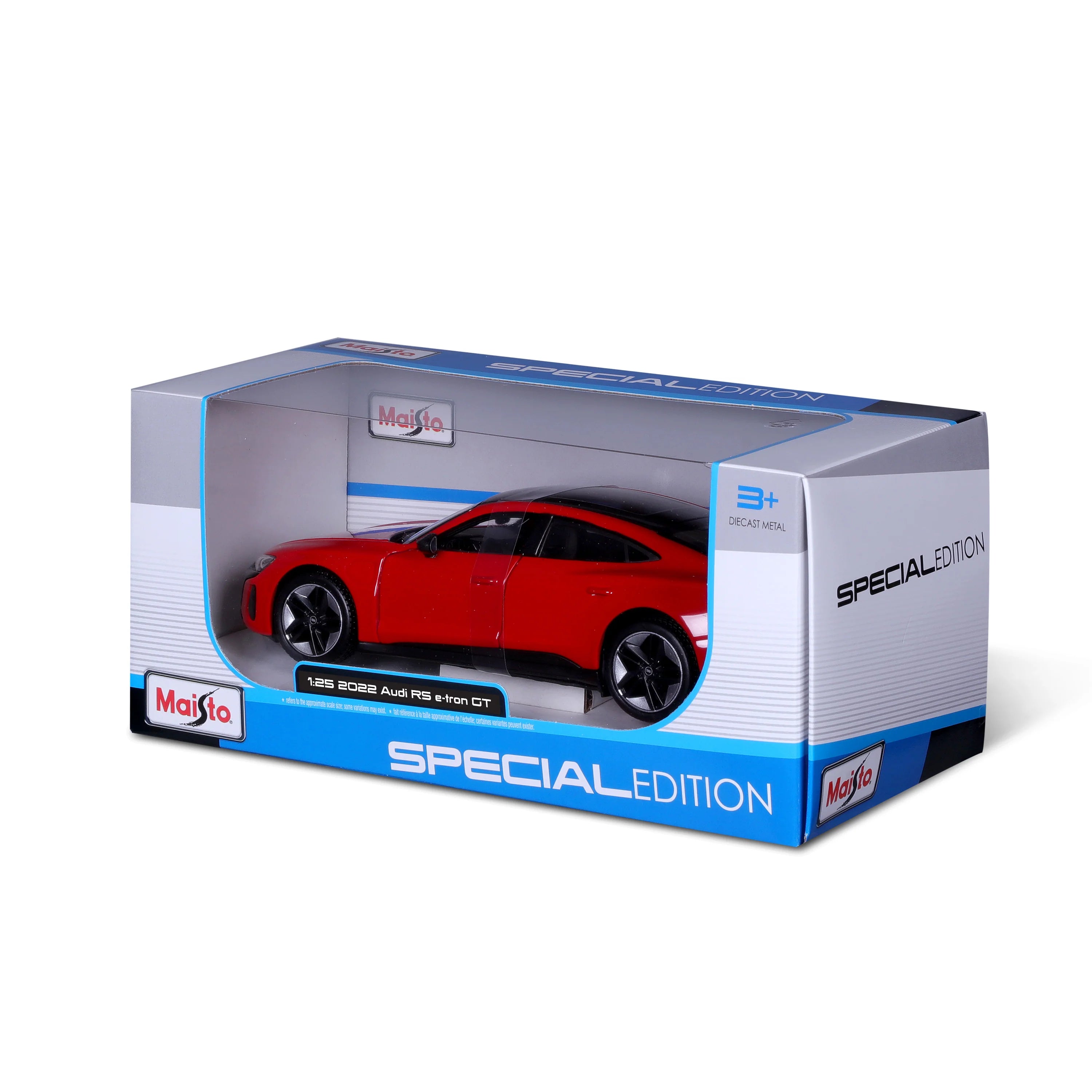 MAISTO 2022 AUDI- RS-E- TRON-GT- RED 1/24 DIECAST  CAR MODEL