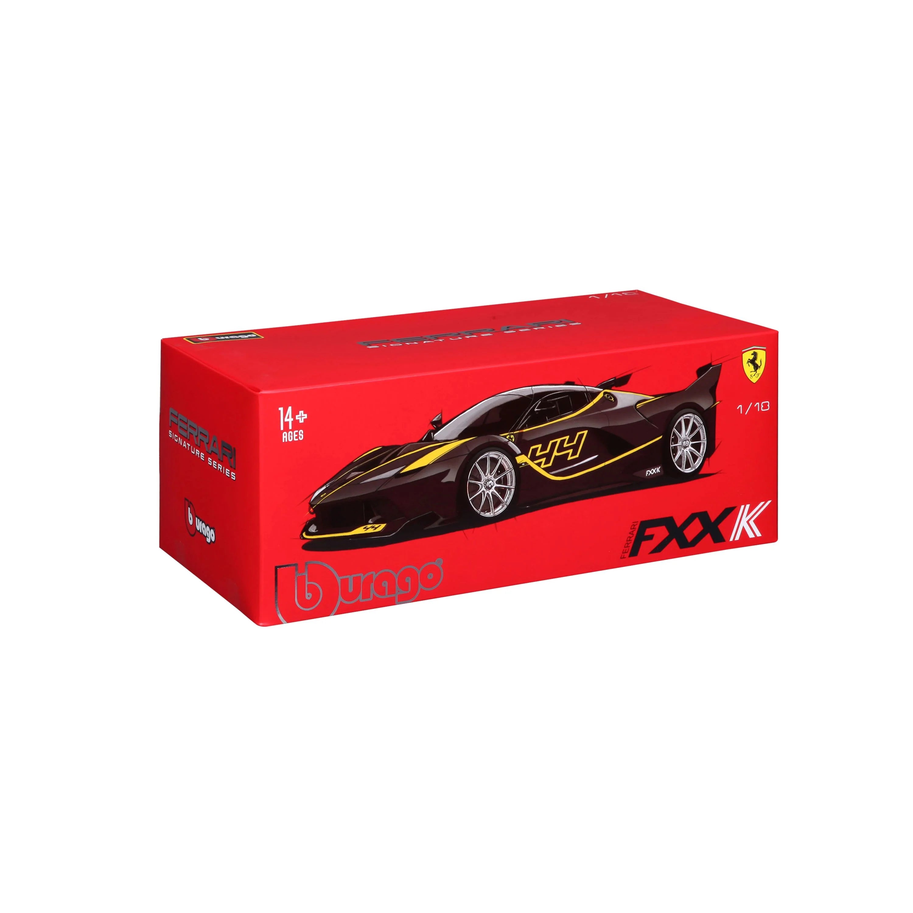 18-16907 - Bburago - 1:18 - Ferrari Signature - Ferrari FXX K - #44 - black