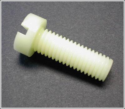 Nylon Screw White M6 x L40mm