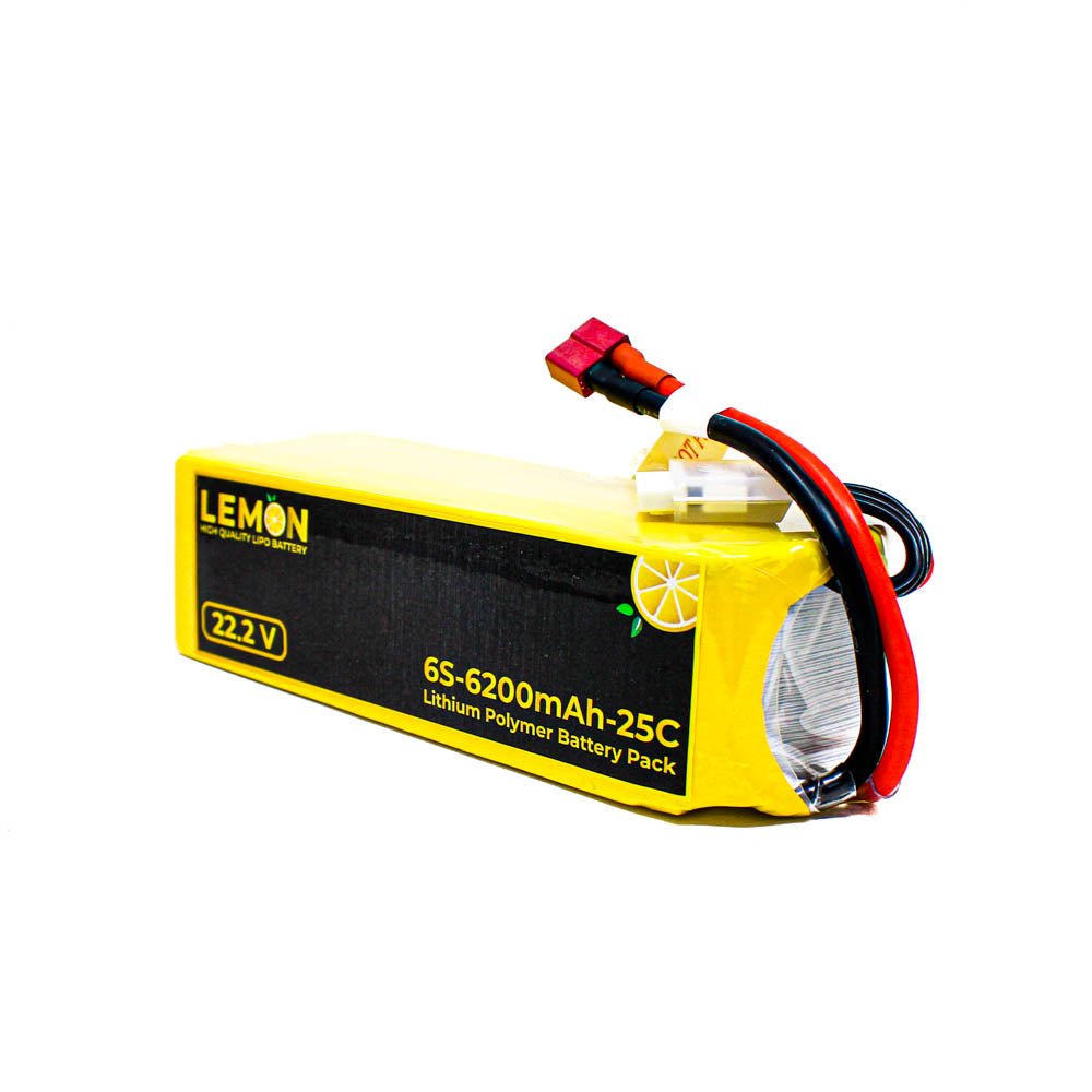 Lemon 6200mAh 6S 25C/50C Lithium Polymer Battery Pack