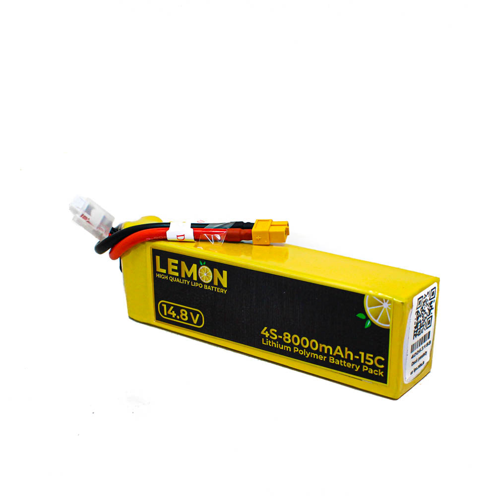 Lemon 8000mAh 4S 15C/30C Lithium Polymer Battery Pack