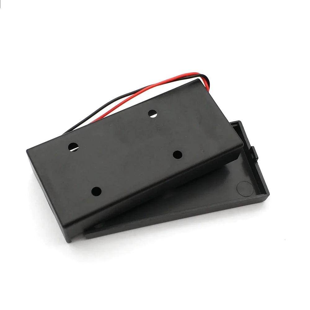 18650 x 2 battery holder with cover and On/Off Switch