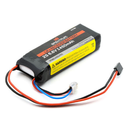 Spektrum 1450mAh 2S 6.6V Li-Fe Receiver Battery