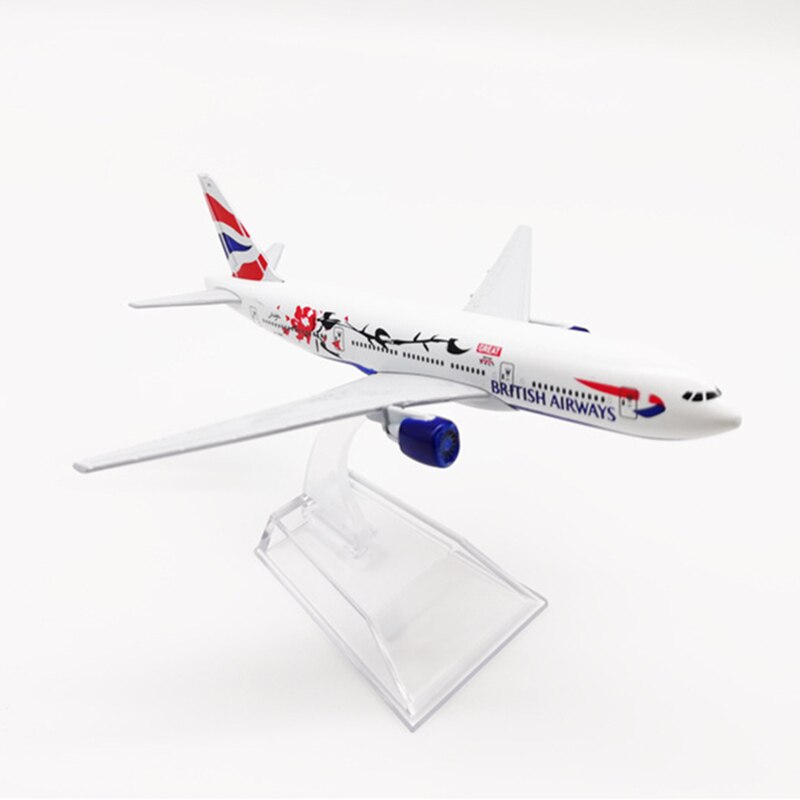 Airplane Diecast Metal Air British Airways B777 16Cm