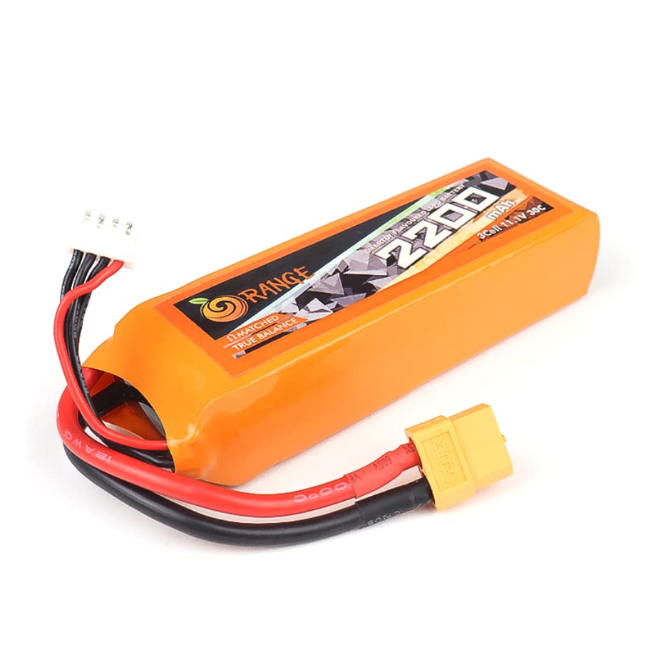 LIPO 11.1V 2200MAH 3S 30C ORANGE BATTERY