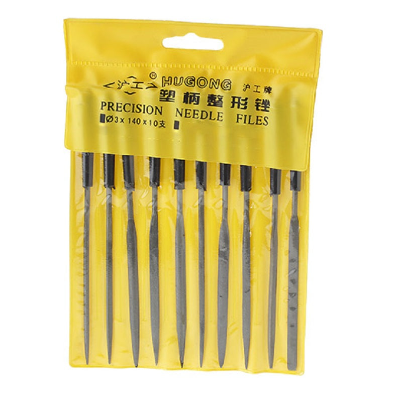 Hugong 10Pcs Precision Needle File Set