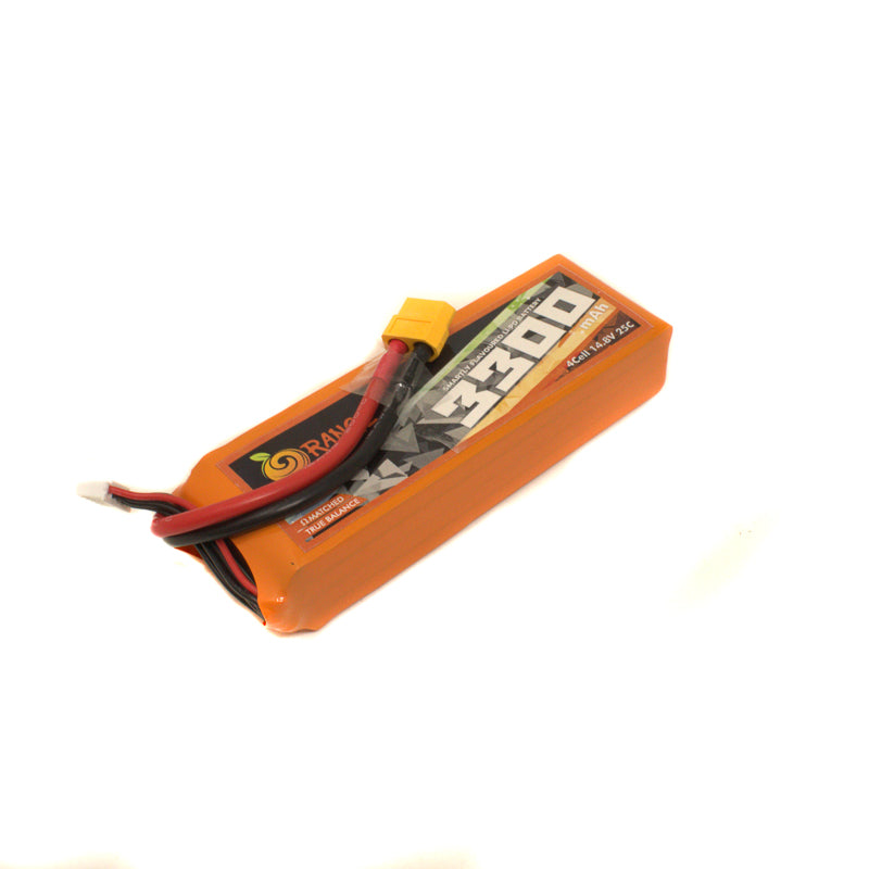 Orange 3300mAh 4S 25C/50C (14.8V) Lithium Polymer Battery Pack