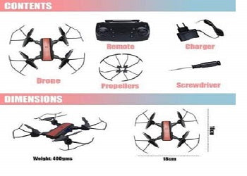 Quad V 18 Dual Camera WiFi FPV