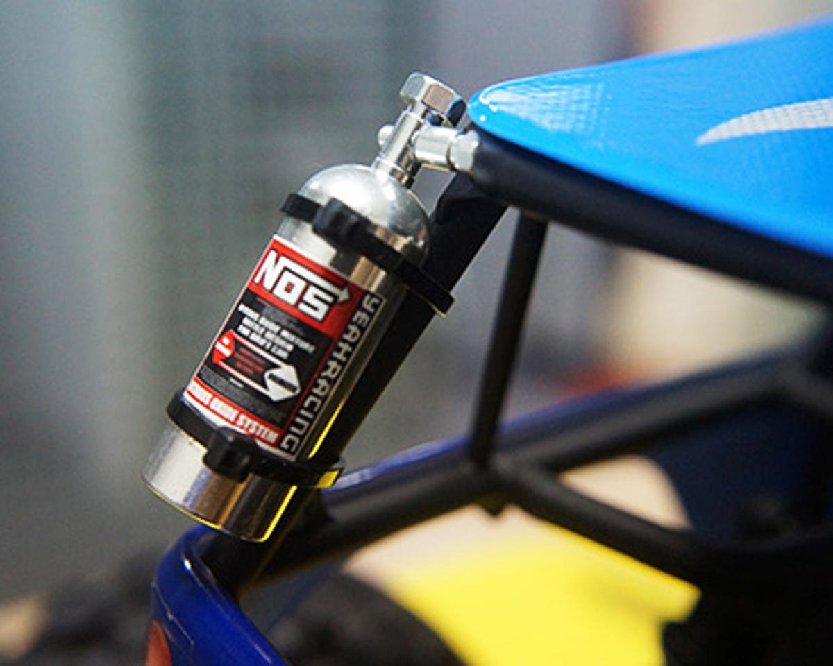 Yeah Racing Aluminium Nos Nitrous Oxide Balance Weight Bottle 23G For 1/10 RC Blue