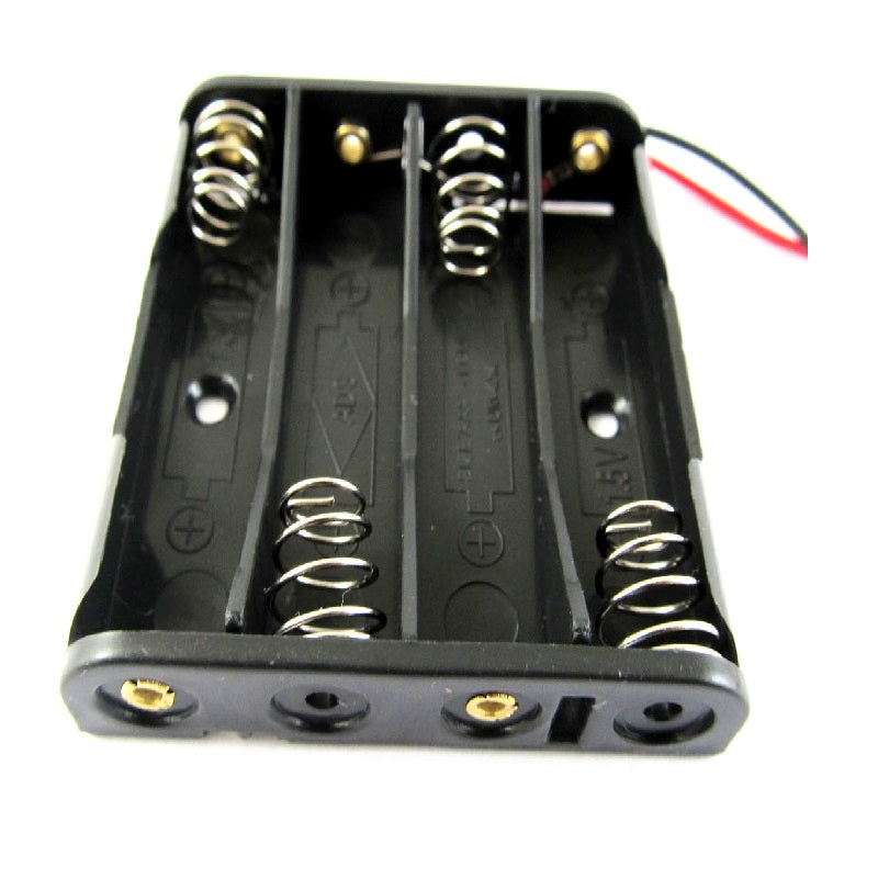 4 x 1.5V AAA Battery Holder Without Cover