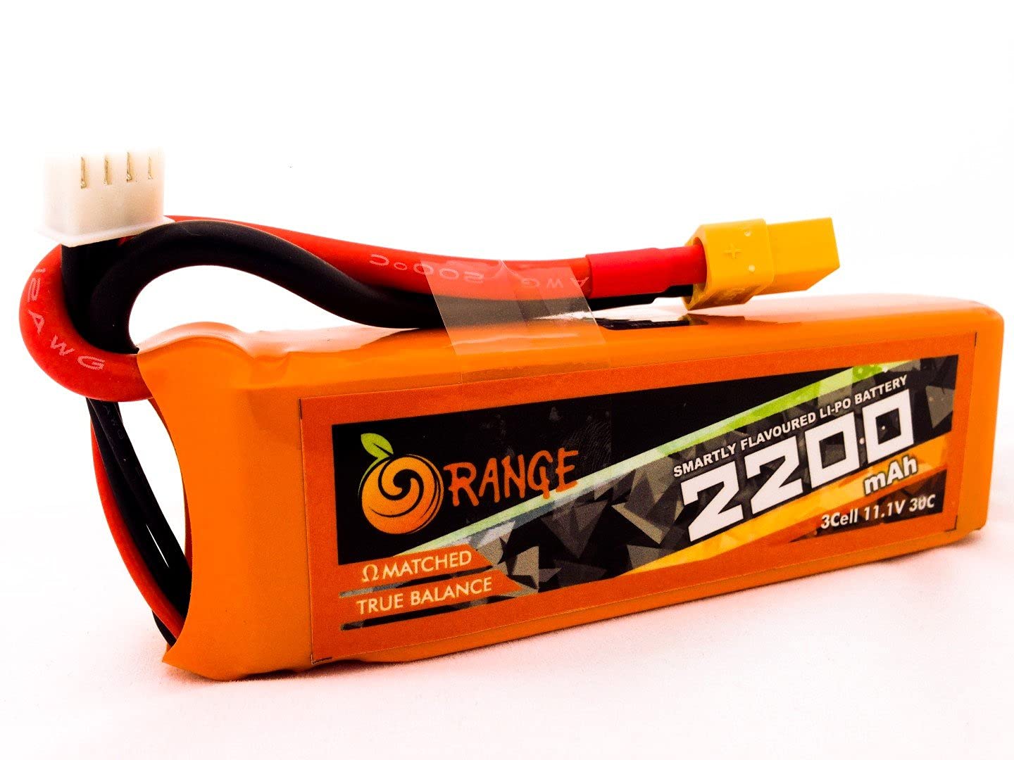 Orange 2200mah 4S 40C/80C Lithium Polymer Battery Pack (LiPo)