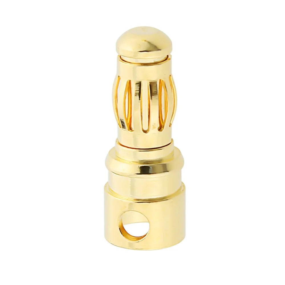 4mm Gold Connectors Male-1Pcs.