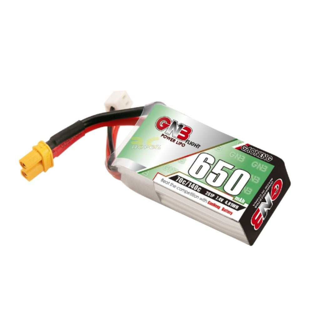 Lipo 7.4V 650Mah 2S 70C/140C Battery