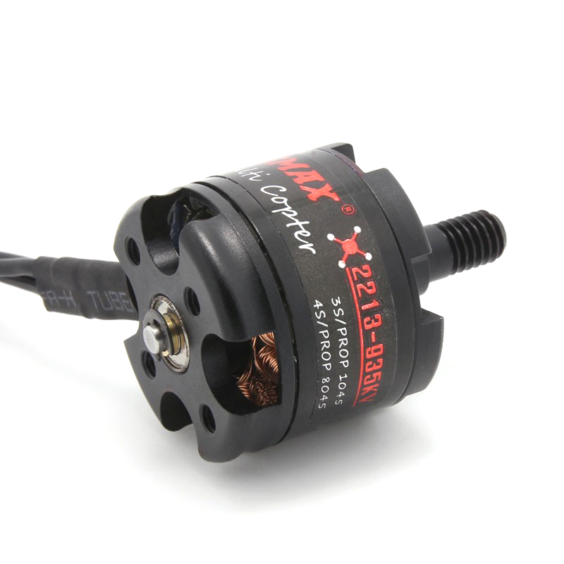 EMAX MT2213 935KV Brushless DC Motor ? Black Cap (CW Motor Rotation) With Prop1045 Combo (Original)