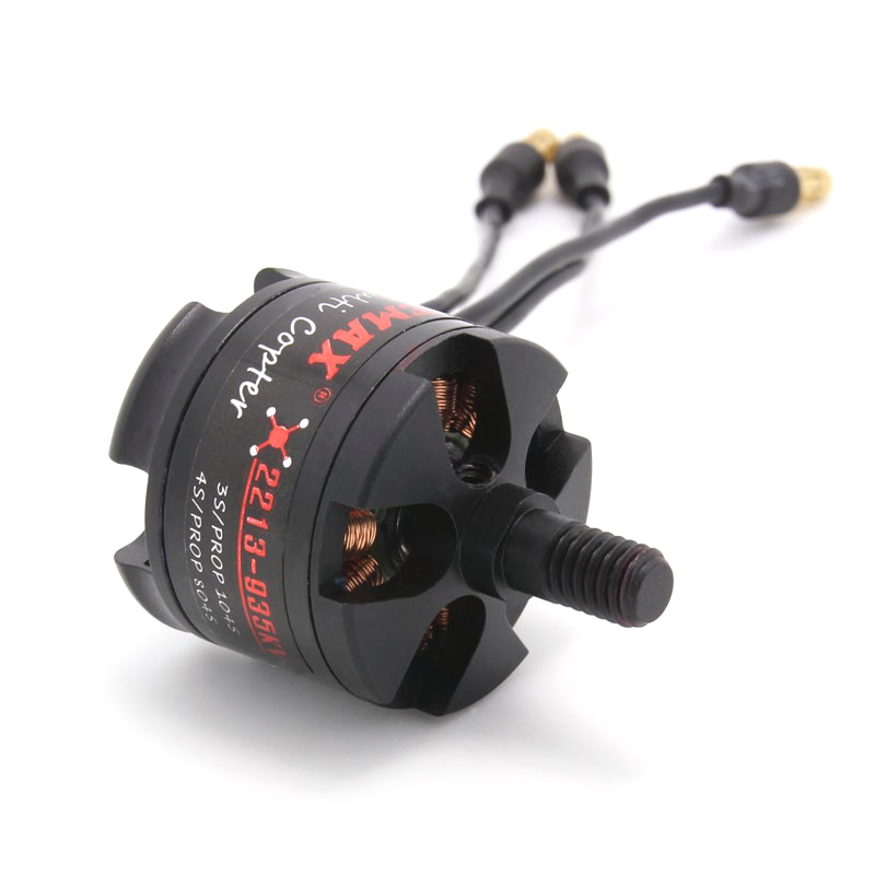 EMAX MT2213 935KV Brushless DC Motor ? Black Cap (CW Motor Rotation) With Prop1045 Combo (Original)