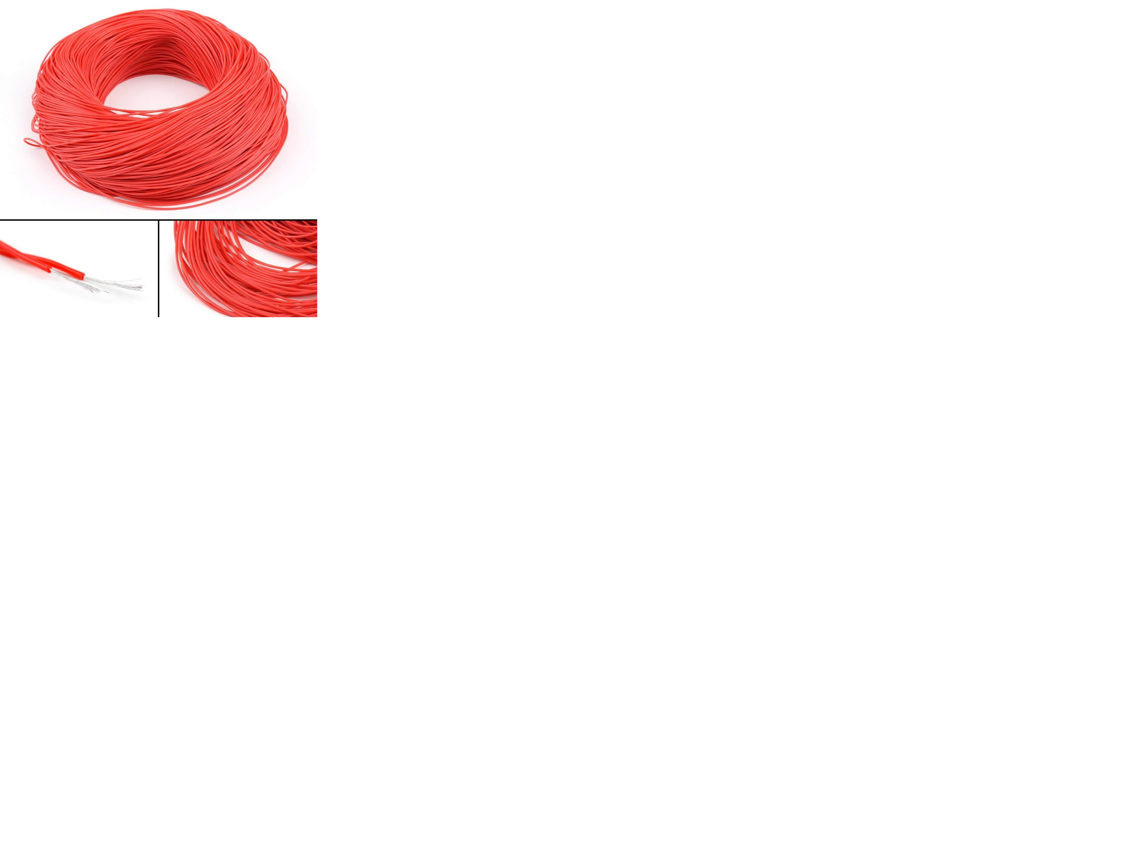 High Quality Ultra Flexible 28AWG Silicone Wire 10m (Red)