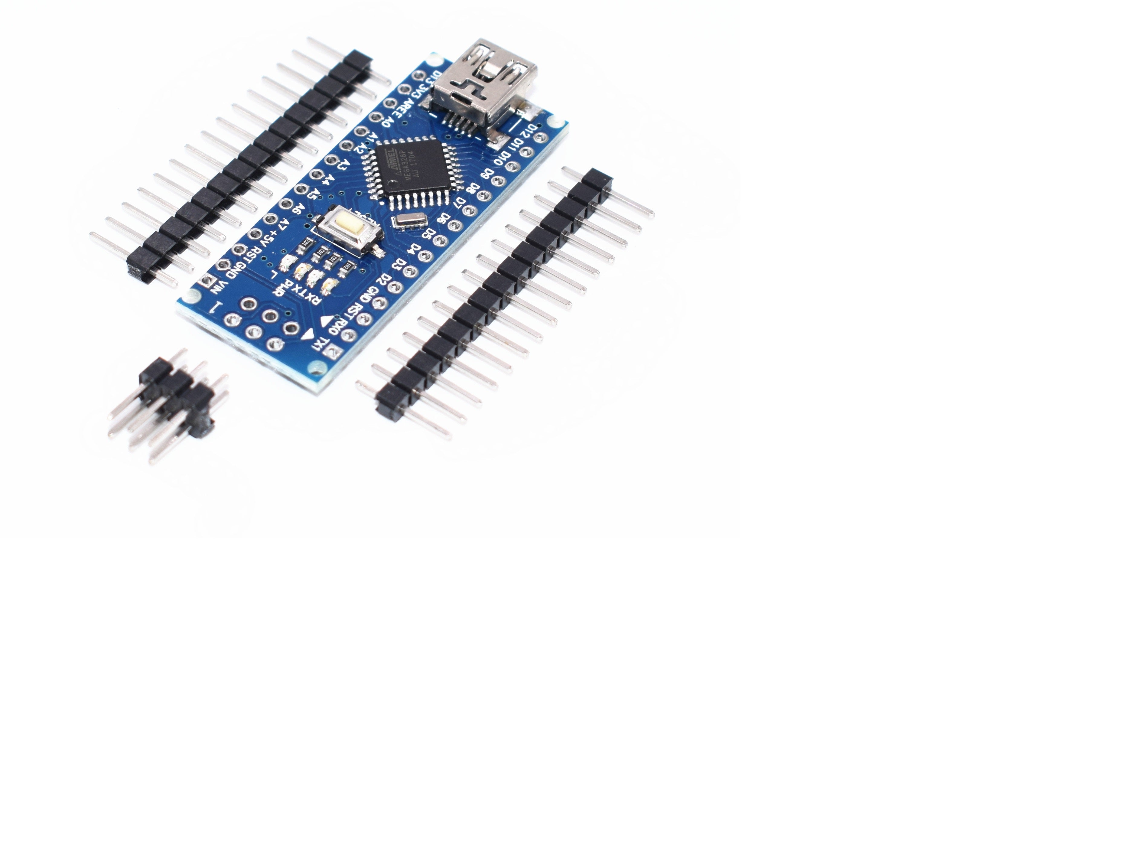 Nano V3.0 CH340 Chip with Mini USB Cable Compatible with Arduino (Unsoldered)