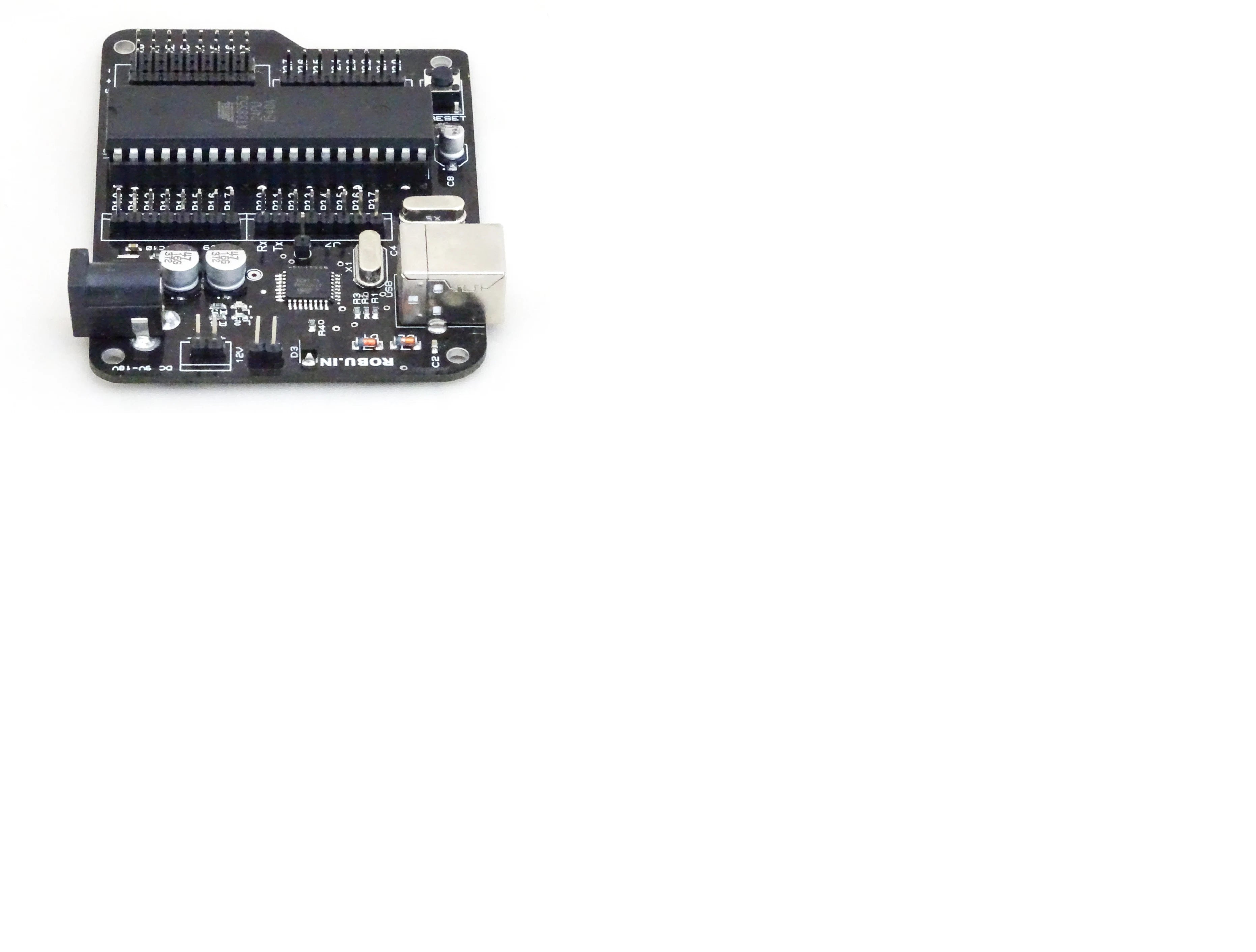 SmartElex Aryabhatta 8051 Microcontroller Development Board AT89S52 with Onboard USB Programmer