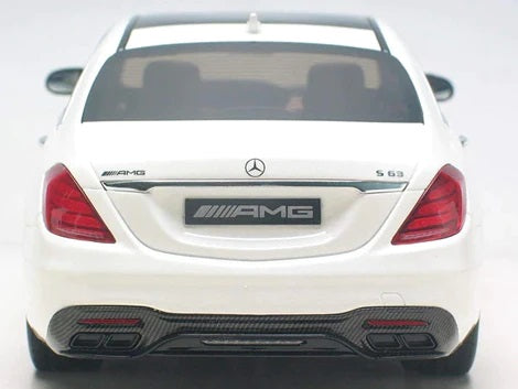 GT Spirit Mercedes Benz AMG S 63 Limited Edition Diamond White Bright DieCast