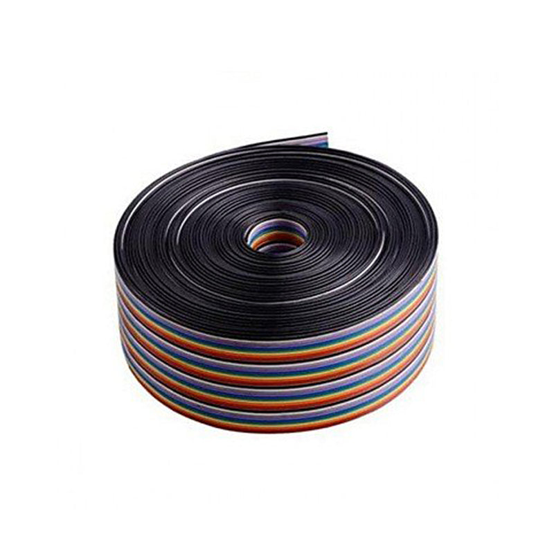 24AWG Pure Copper 40pin Dupont Wire Flexible Rainbow Color Flat Ribbon Cable – 1 Meter