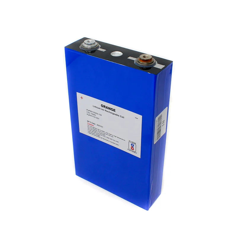 Orange A Grade 100Ah 3.2V Prismatic LiFePO4 Battery