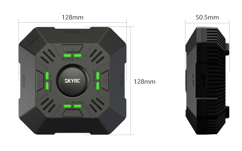 SKYRC E4Q Quad Channel 2-4S LiPo Battery Balance Charger