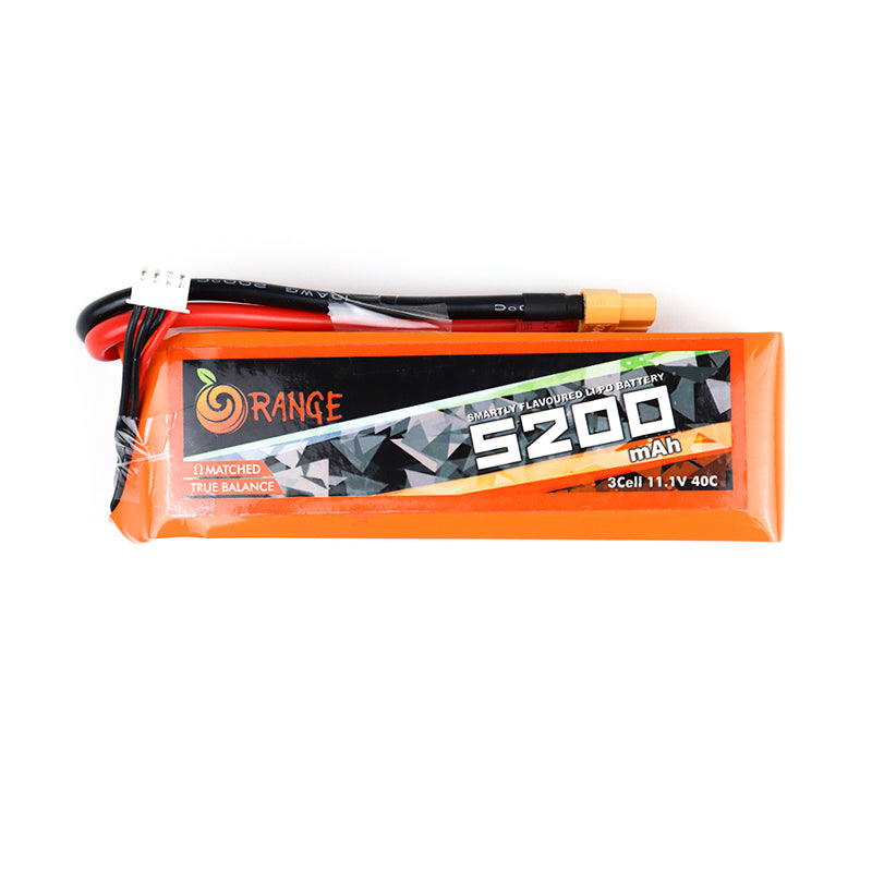 Orange 5200mAh 3S 40C/80C (11.1V) Lithium Polymer Battery Pack