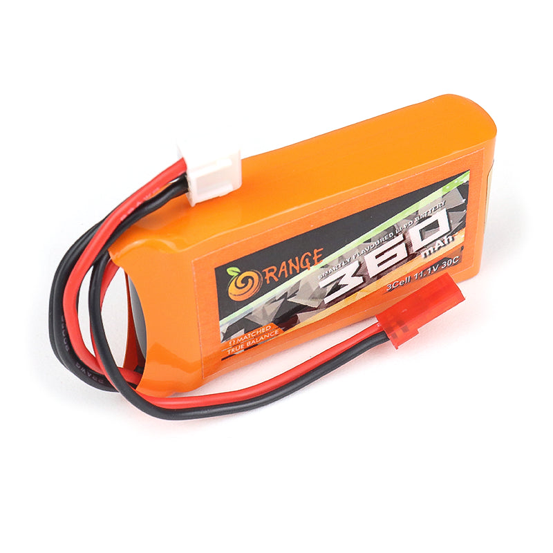 Orange 360mAh 3S 30C/60C (11.1v) Lithium Polymer Battery Pack (LiPo)