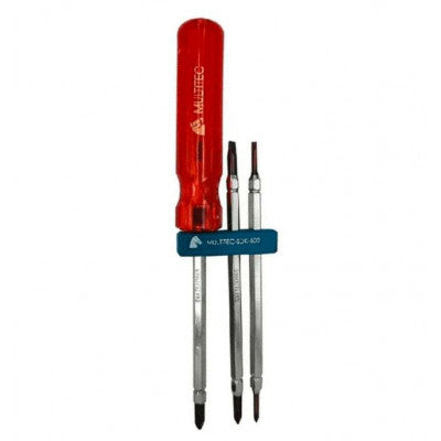 MULTITEC 6 IN 1 MULTI BIT REVERSIBLE SCREWDRIVER SET