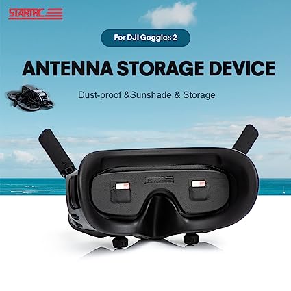 Pu Protective Lens Cover With Antenna Storage Box For Dji Avata Fpv Drone Dji Goggles 2 Dust Proof