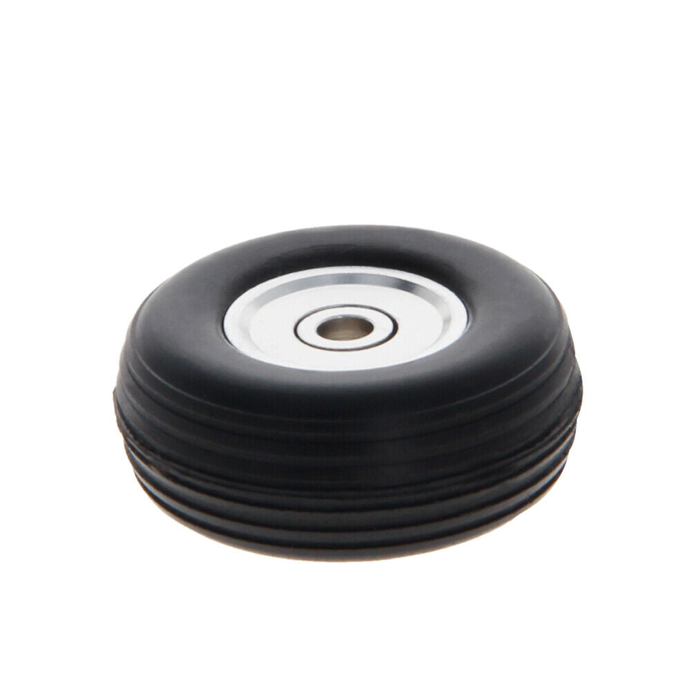 RUBBER PU WHEEL ALUMINIUM HUB 1.75 INCH