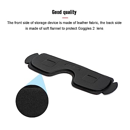 Pu Protective Lens Cover With Antenna Storage Box For Dji Avata Fpv Drone Dji Goggles 2 Dust Proof