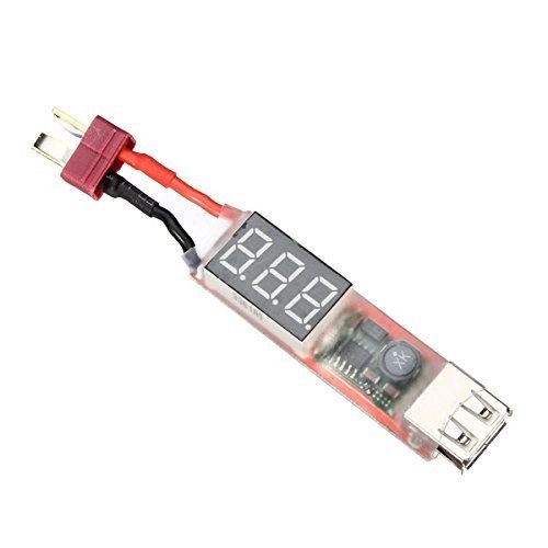 2S-6S Lipo Battery USB Converter T Plug Cellphone Charger Adapter