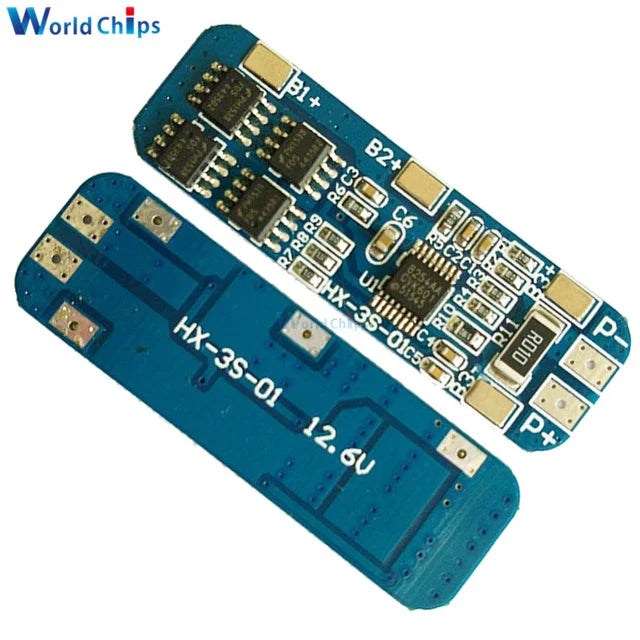 3S 10A 12V 18650 Lithium Battery Charger Board Protection Module