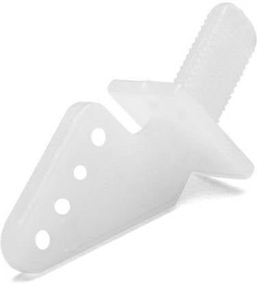 Control Horn (POM) 04 Holes - 20x27mm (Pack of 5) White